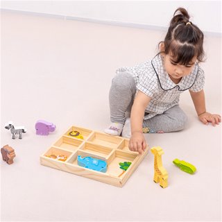 Safari animals in box